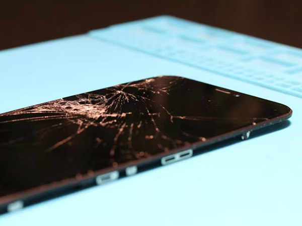 Broken mobile