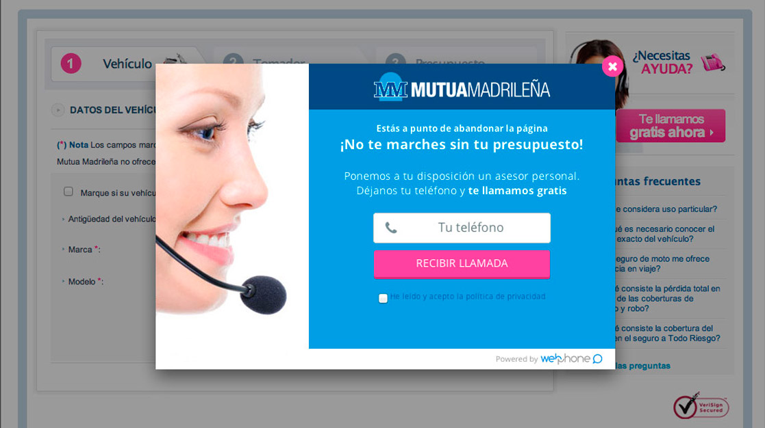 Mutua Madrileña: Cómo mejoramos su conversión online